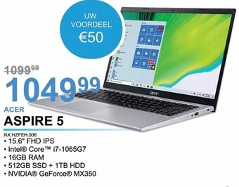 Computer Checkpoint Acer Aspire 5 aanbieding