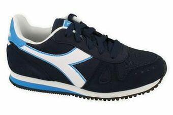 Berca Shoes Diadora Loopschoen Jongens Maat 36/39 Simple Run - Blauw aanbieding