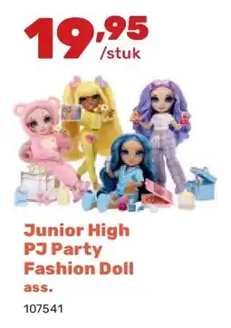Happyland Junior High PJ Party Fashion Doll ass aanbieding