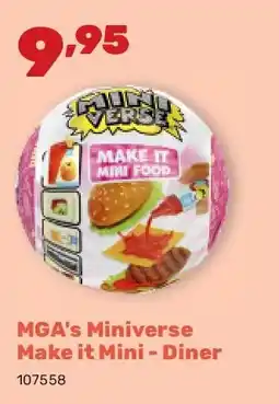 Happyland MGA's Miniverse Make it Mini - Diner aanbieding