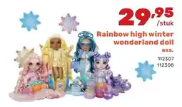Happyland Rainbow high winter wonderland doll ass aanbieding