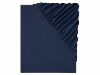 Lidl Livarno Home Flanellen hoeslaken, 90-100 x 200 cm (blauw) aanbieding