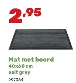 Happyland Mat met boord 40x60 cm salt grey aanbieding