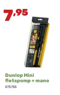 Happyland Dunlop Mini fi etspomp + mano aanbieding