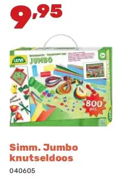 Happyland Simm. Jumbo knutseldoos aanbieding