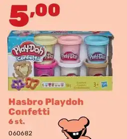 Happyland Hasbro Playdoh Confetti 6 st aanbieding