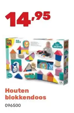 Happyland Houten blokkendoos aanbieding