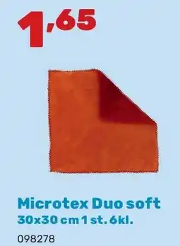 Happyland Microtex Duo soft 30x30 cm 1 st. 6kl aanbieding