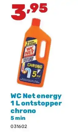 Happyland WC Net energy 1 L ontstopper chrono 5 min aanbieding