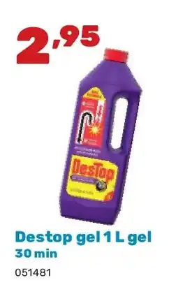 Happyland Destop gel 1 L gel 30 min aanbieding