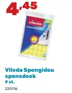 Happyland Vileda Spongidou sponsdoek 9 st aanbieding