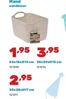 Happyland Mand zandkleur aanbieding