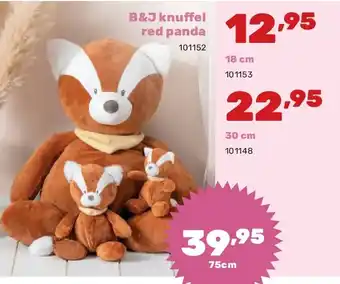 Happyland B&J knuff el red panda aanbieding