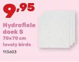 Happyland Hydrofi ele doek S 70x70 cm lovely birds aanbieding