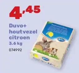 Happyland Duvo+ houtvezel citroen 3.6 kg aanbieding