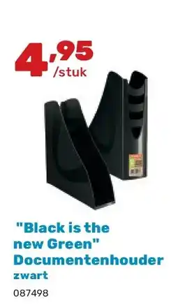 Happyland Black is the new Green Documentenhouder zwart aanbieding