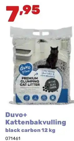 Happyland Duvo+ Kattenbakvulling black carbon 12 kg aanbieding