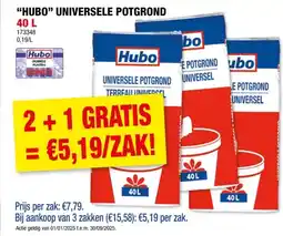 Hubo Hubo universele potgrond 40l aanbieding