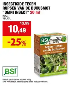 Hubo BSI Omni Insect insecticide rupsen van buxusmot 20ml aanbieding