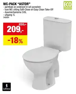 Hubo Lafiness Astor WC-pack S aanbieding
