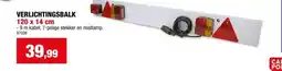 Hubo Carpoint Balk met mistlicht 120x14 cm aanbieding