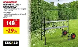 Hubo Escalo Gardenfold hobbystelling aanbieding