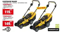 Hubo Powerplus POWXG6281 elektrische grasmaaier 2000W 42cm aanbieding