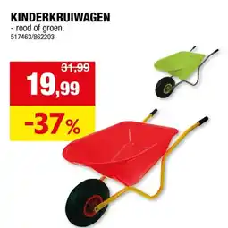 Hubo AVR kinderkruiwagen groen aanbieding