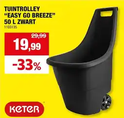 Hubo Keter Easy Go Breeze tuintrolley 50l aanbieding