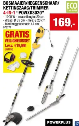 Hubo Powerplus POWXG3020 tuin multitool 1000W aanbieding