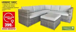Hubo Garden Plus Corfu loungeset lichtgrijs aanbieding