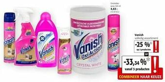Colruyt Vanish ontvlekker spray aanbieding