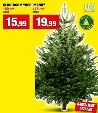 Hubo Kerstboom nordmann aanbieding