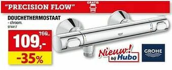 Hubo Douchethermostaat precision flow aanbieding