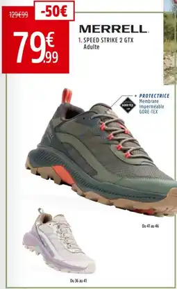 Intersport Merrell Speed Strike 2 GTX Adulte aanbieding