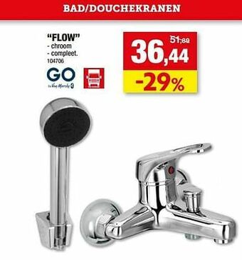 Hubo Bad-douchekranen flow aanbieding