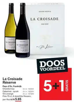 Sligro La Croisade Réserve aanbieding