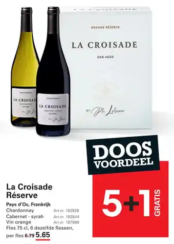 Sligro La Croisade Réserve aanbieding