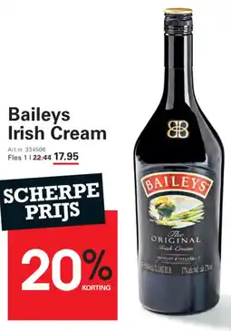 Sligro Baileys Irish Cream aanbieding