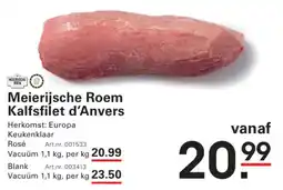 Meierijsche Roem Kalfsfilet d'Anvers