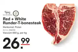 Sligro Red + White Runder-T-bonesteak aanbieding