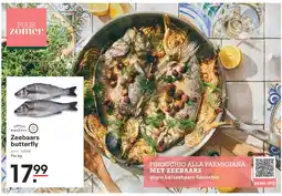 Sligro Zeebaars butterfly aanbieding