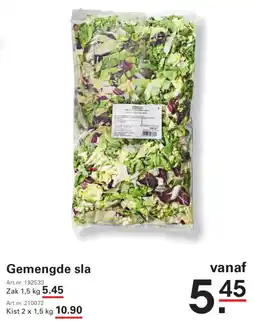 Sligro Gemengde sla aanbieding