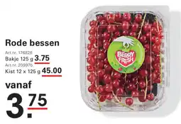 Sligro Rode bessen aanbieding