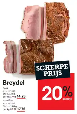 Sligro Breydel aanbieding