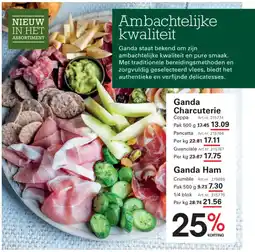 Sligro Ganda Charcuterie aanbieding