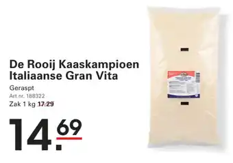 Sligro De Rooij Kaaskampioen Italiaanse Gran Vita aanbieding