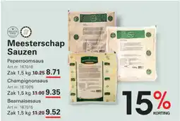 Sligro Meesterschap Sauzen Peperroomsaus aanbieding