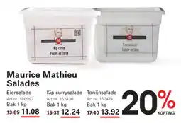 Sligro Maurice Mathieu Salades Eiersalade aanbieding