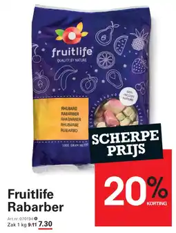 Sligro Fruitlife Rabarber aanbieding